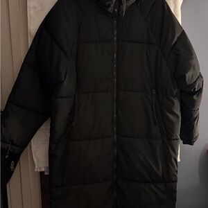 Zara Charcoal Puffer Jacket